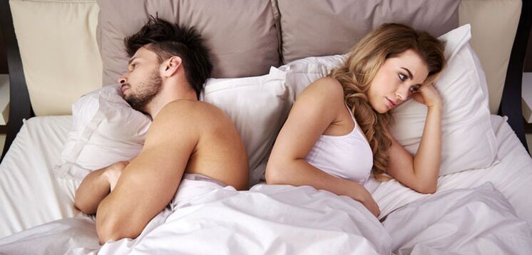 Sexuelle Probleme bei Männern mit chronischer Prostatitis.